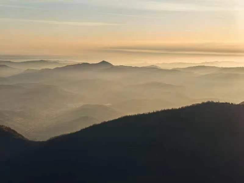 寧夏六盤山“第一縷陽光”。固原市委宣傳部供圖